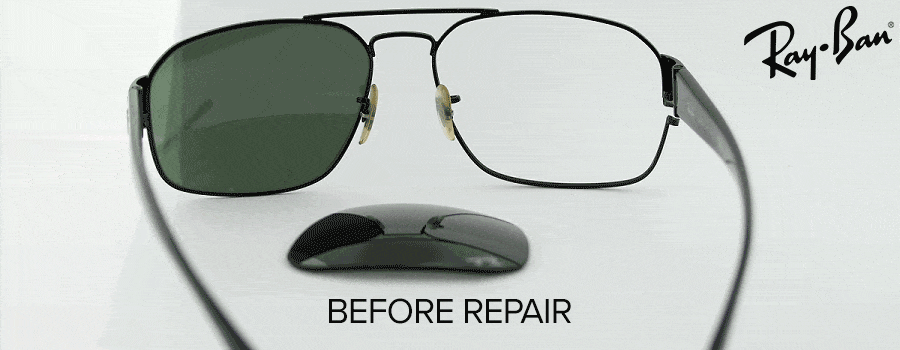 ray ban glass replacement